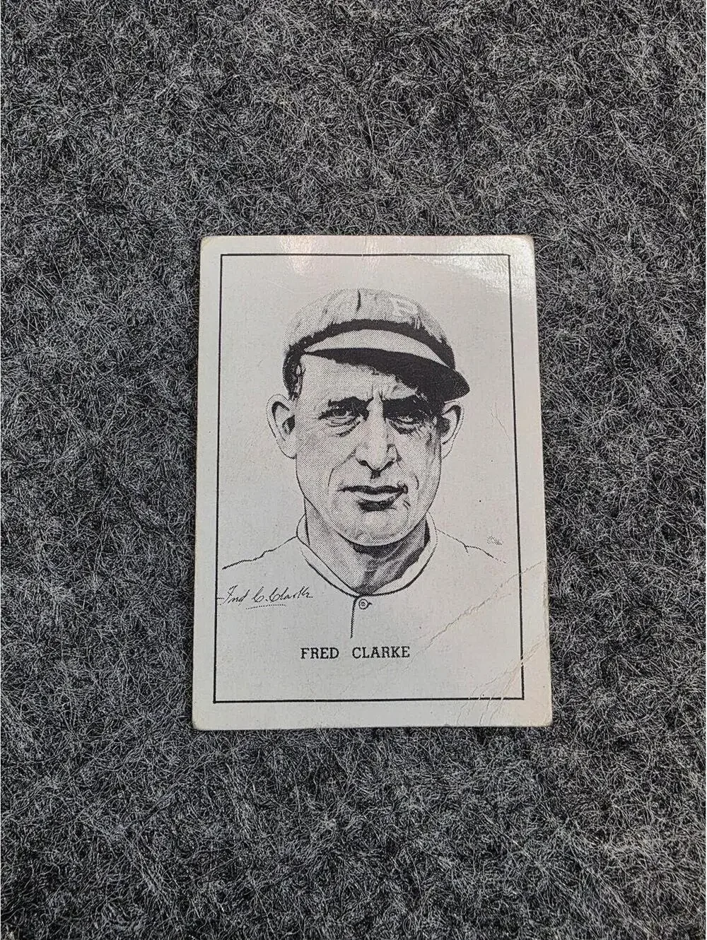 Fred Clarke 1950 Hall of Fame Baseball Card G.C. Callahan